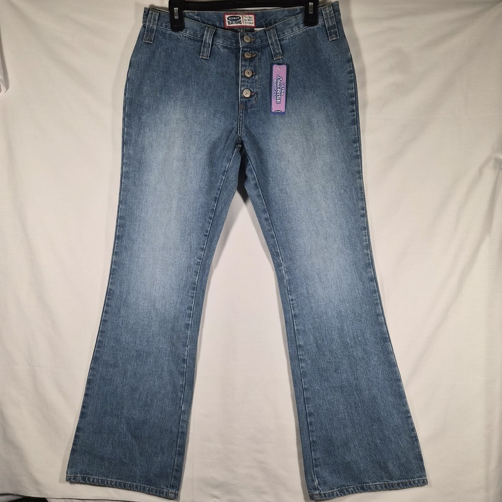 NWT Vtg 2000s Bootcut Light Wash Y2k‎ Style Jeans Old Navy Blue Denim